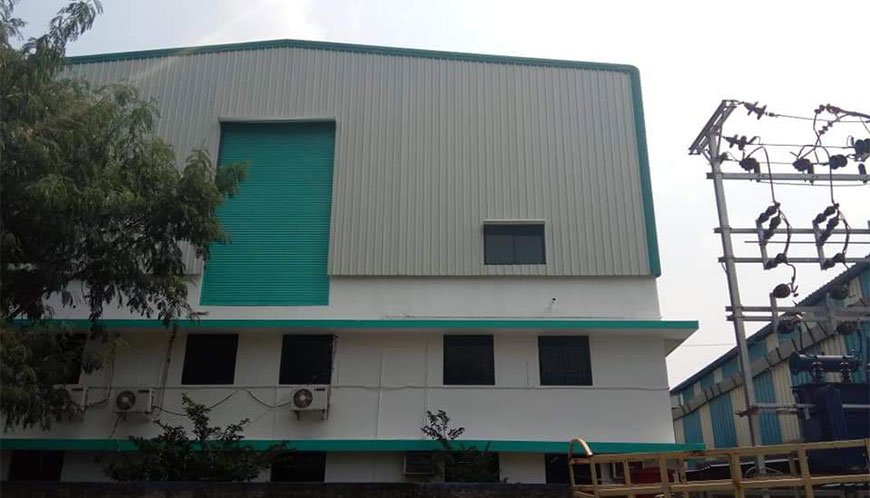 Industrial shed erection services by Globle Constructions Chakan